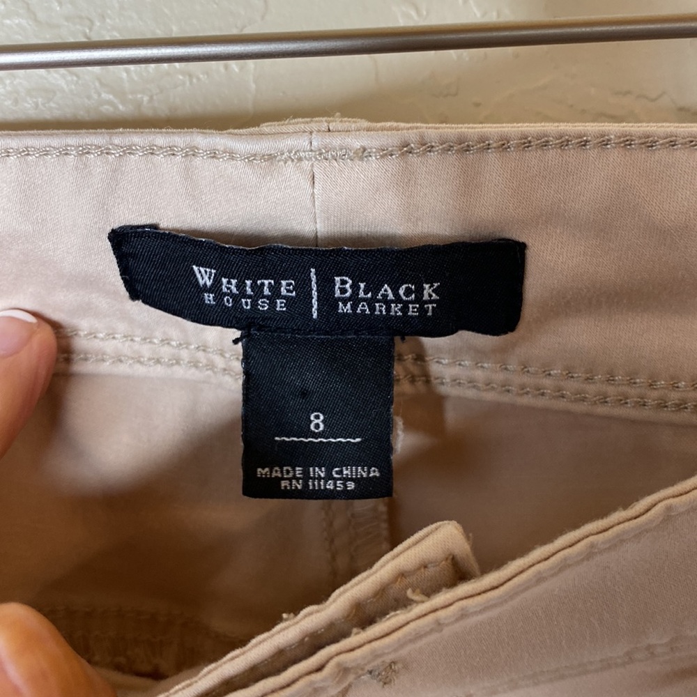 WHBM Khaki pants - Picture 2 of 3
